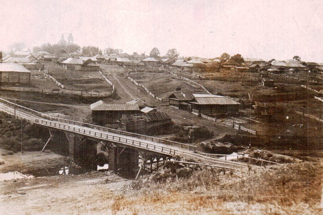 Село Глинское в середине XX века