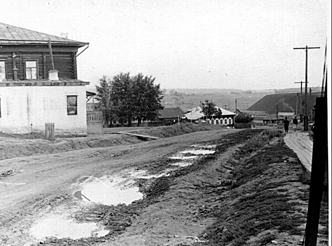 Режевские дороги и дощатые тротуары в 1950-е годы