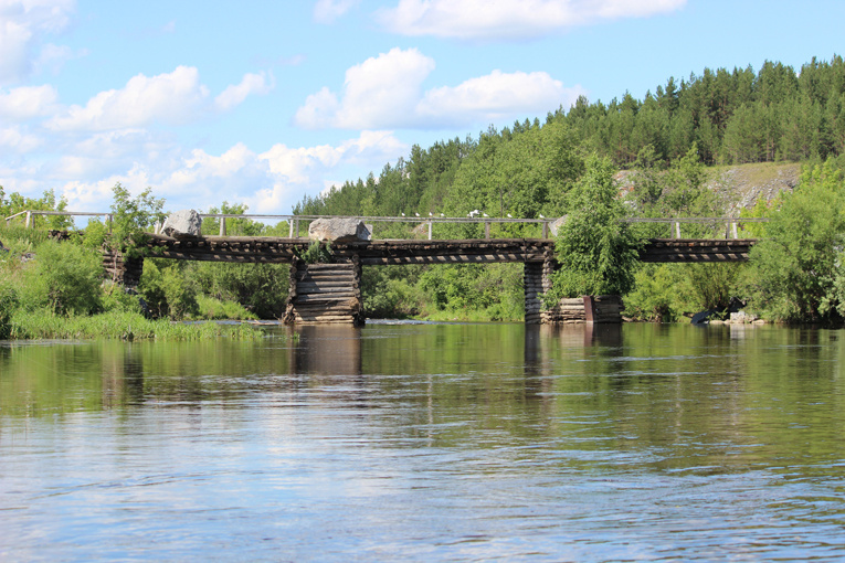 Першинский мост через реку Реж