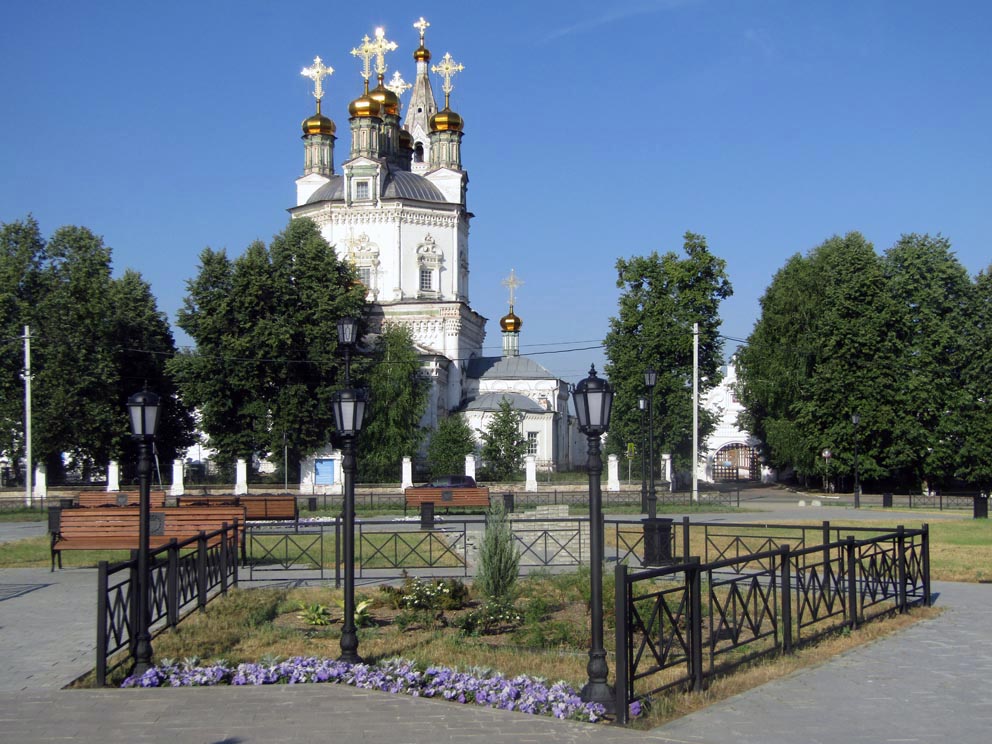 На фото Свято-Троицкий собор в городе Верхотурье, самом старом городе Свердловской области