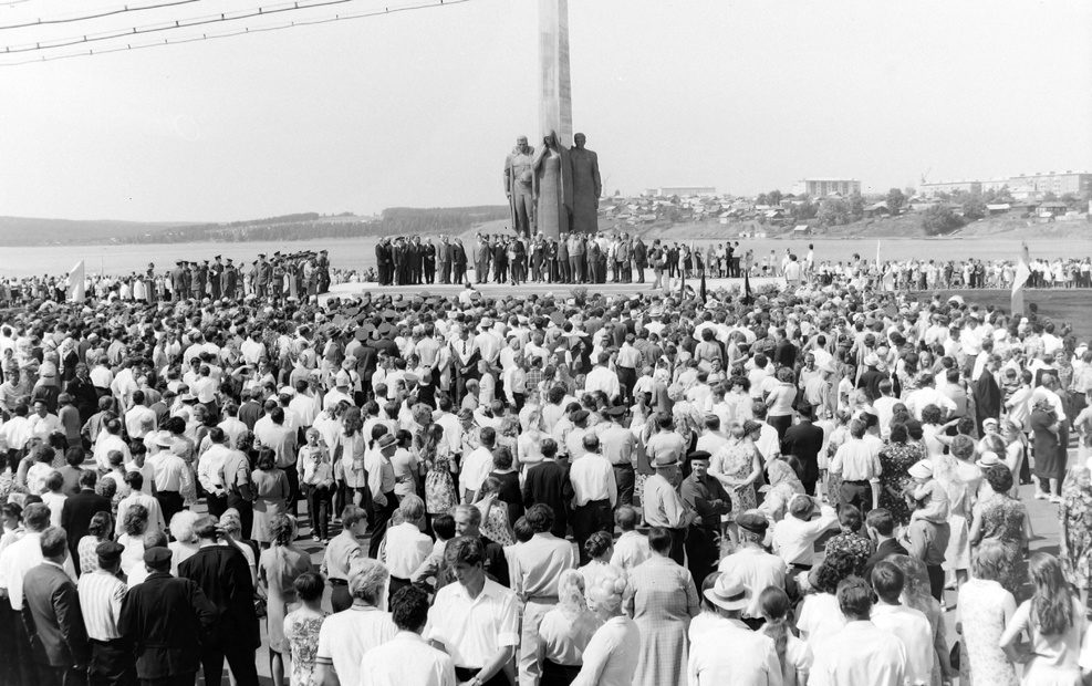 На открытии Монумента. Июль 1973 года