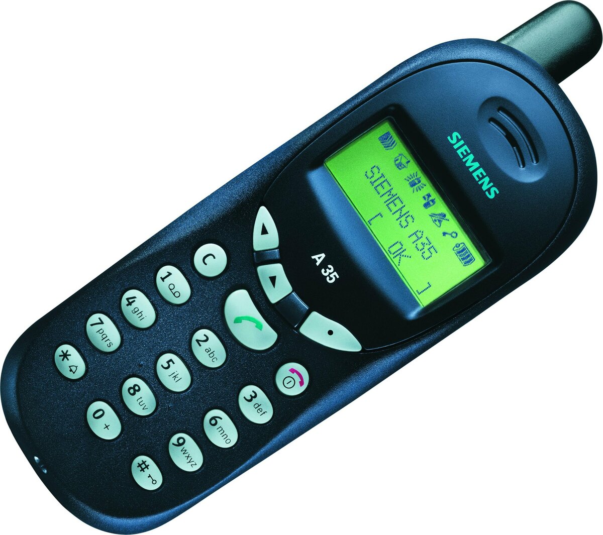 Один из первых в Реже сотовых телефонов - хит 2002 года simens с35