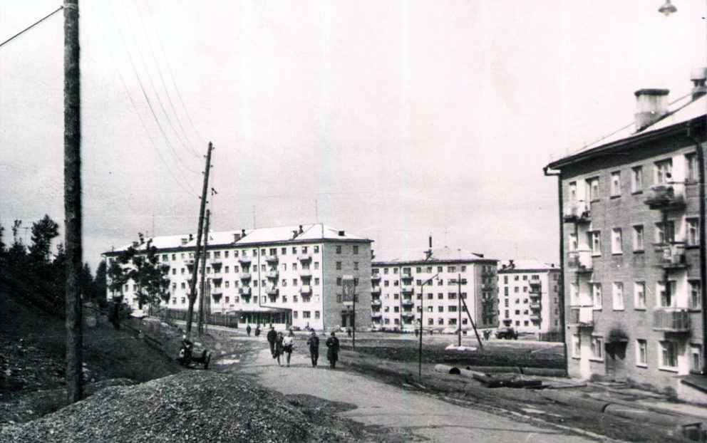 Реж. Гавань. Улица Космонавтов в первой половине 1970-х годов