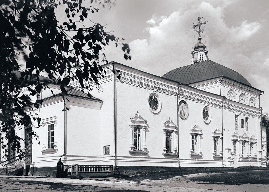Николаевская церковь Свято-Николаевского монастыря в Верхотурье, фото начала XX века